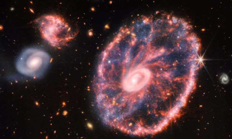 JWST تصویر جدید خیره کننده ای از کهکشان چرخ بیگانه Cartwell منتشر کرده است