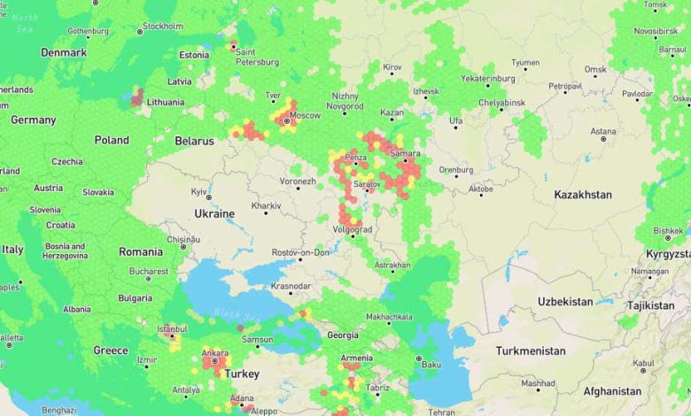 روسیه سیگنال های ماهواره ای GPS بیشتری را در اطراف مسکو مسدود می کند