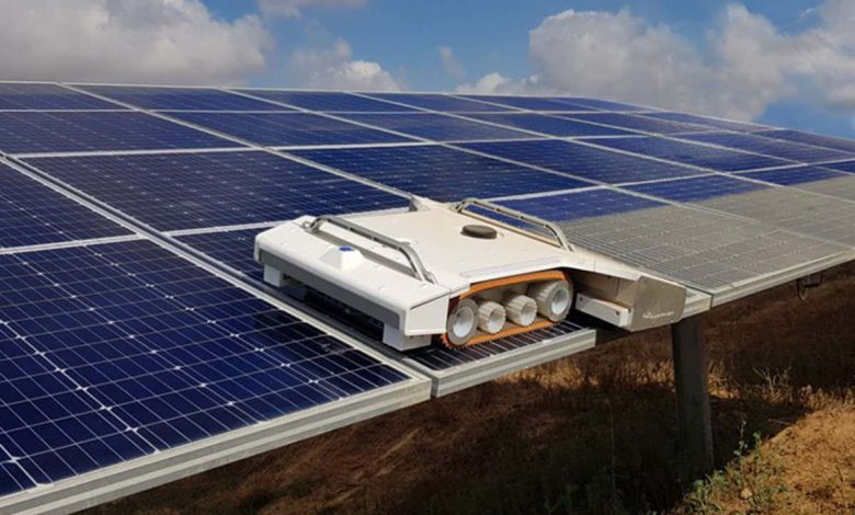 ربات تمیزکننده پنل خورشیدی را می توان با پهپاد رها کرد و برد