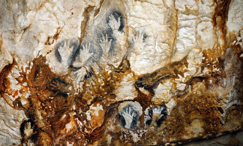 نقاشی های غار از دست های تغییر شکل یافته می تواند زبان اشاره عصر حجر باشد