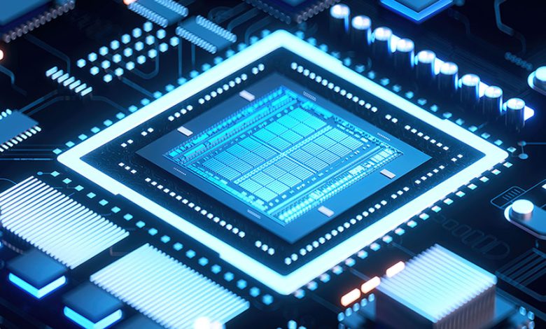 computer circuit board CPU and GPU chipset